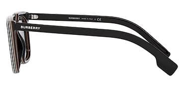 burberry шарф: Солнцезащитные очки очки, Burberry, Унисекс, Прямоугольные, Регулируемые носоупоры — 2