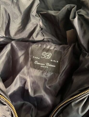 куртка зара детская: Стильный пуховик тёмно-синего цвета Zara Girls для девочки 11-12 лет — 2