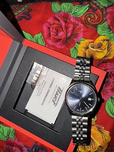 прозрачная ночнушка: Элегантные наручные часы Tissot в фирменной коробке. - Модель — 1