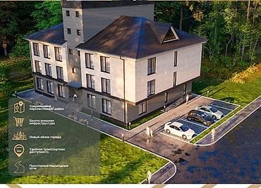 Квартиры: Студия, 23 м², Кара-Жыгач ж/м Малосемейка, 1 этаж, ПСО (под самоотделку) — 3