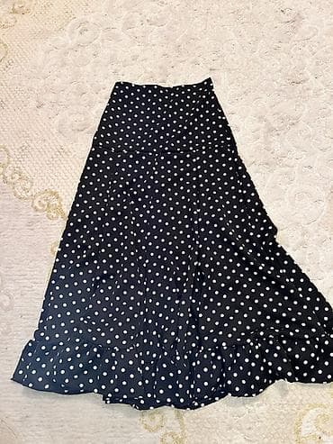 мюли: Юбка, Модель юбки: Трапеция, Макси, Высокая талия — 2