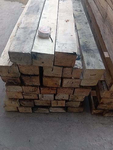 Брус: Брус строительный один раз использованные. три размера 100×100 и — 1