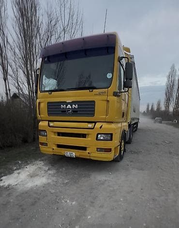 тягачи актрос: Тягач, MAN, 2005 г., Тентованный — 7