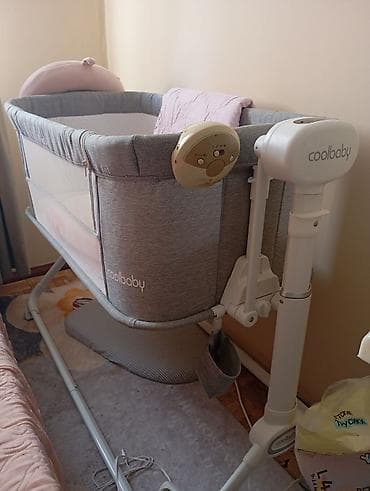 sofa bed: Детская прикроватная кроватка-колыбель Coolbaby. - Формат 2-в-1 — 2