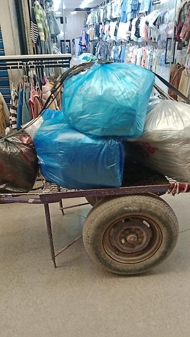 Ручная грузовая тележка (двухколёсная) - Платформа: металлическая