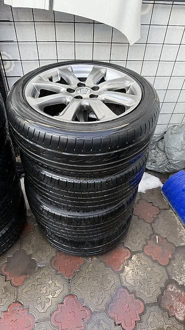 Колеса в сборе 235 / 50 / R 18, Лето, Б/у, Комплект, Легковые, Литые, отверстий - 5