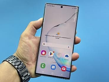 9 lite: Samsung Note 10 Plus, Б/у, 256 ГБ, цвет - Синий, 2 SIM — 3