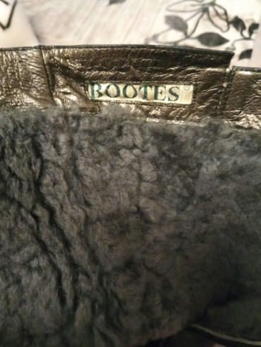 Сапоги: Женские кожаные сапоги, внутри натуральный мех. б.у в отличном — 3