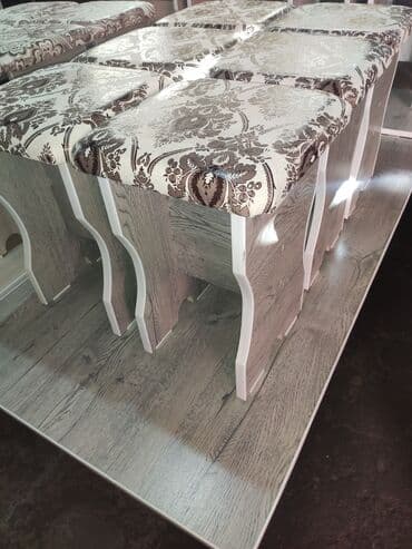 кухонные столы и стулья недорого: Ашкана үстөлү жана отургуч, Жаңы, Акылуу жеткирүү, Өзү алып кетүү — 7