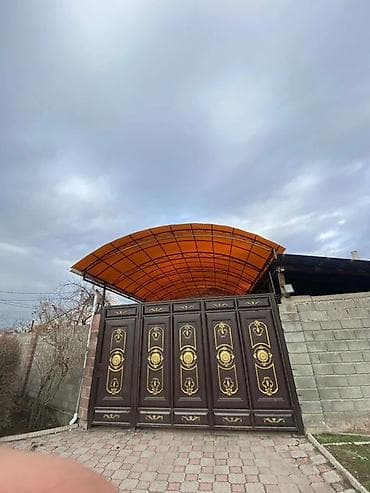 Офис эмереги: Чатыр, Аркалуу, Металл, Поликарбонат, Орнотуу — 10