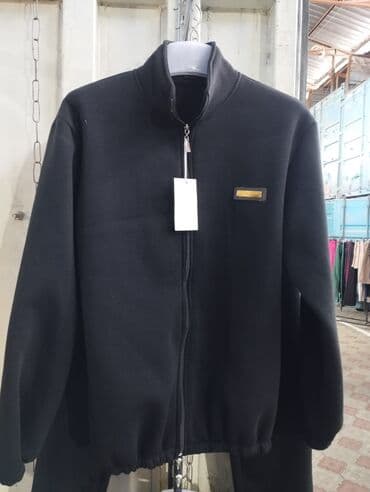 мужские спортивные одежды: Мужской спортивный костюм из плотного трикотажа - Комплект: толстовка — 6