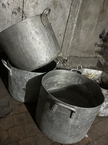 Мискейлер: Тележка-чан 200л цена: 35000 сом. Кастрюля 40л — 2