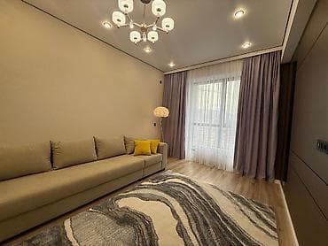 osh flat: 2 комнаты, 64 м², Асанбай мкр Элитка, 11 этаж, Дизайнерский ремонт — 3