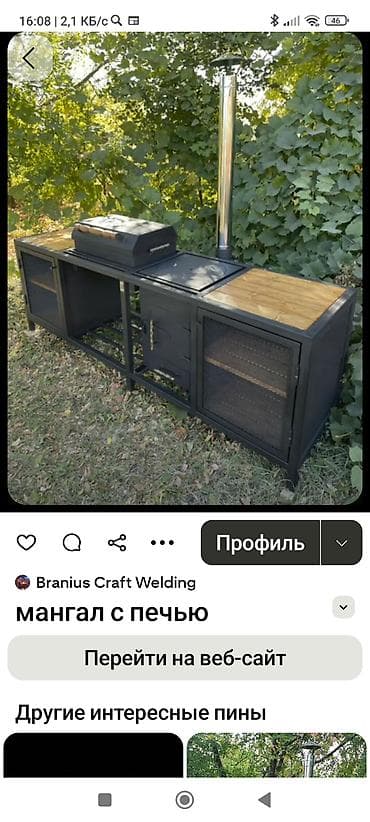 кованые: Мангал Классический, Самовывоз, Платная доставка — 8