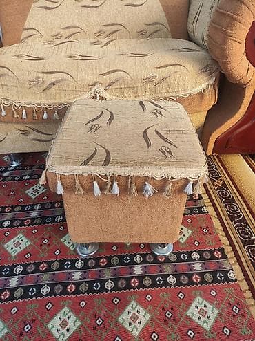 Туалетные столики: Комплект мягкой мебели, цвет - Бежевый — 3