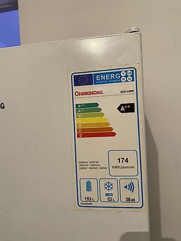 холодильник кичине: Холодильник Changhong BCD-240W, белый, с нижней морозильной камерой — 2