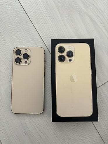 айфона 13: IPhone 13 Pro, Золотой, Коробка — 2