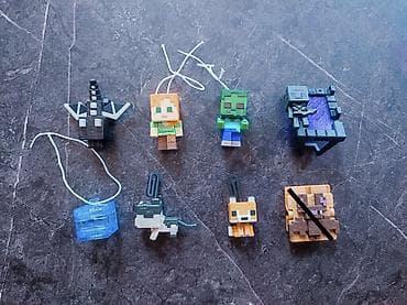 Фигурки/игрушки Kinder Joy Minecraft (Киндер Джой Майнкрафт). Цена за