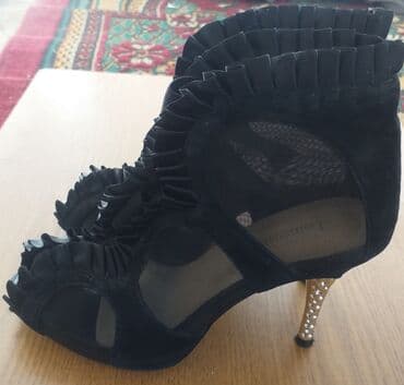 белорусская обувь для проблемных ног бишкек: Открытые женские ботильоны на каблуке. - Цвет: черный - Материалы — 1