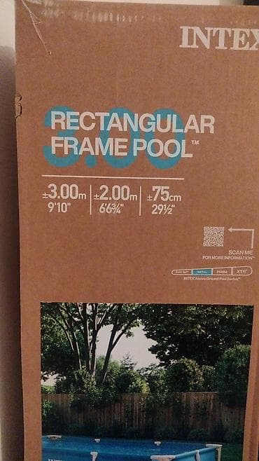 басеены: Каркасный прямоугольный бассейн Intex - Серия: Rectangular Frame Pool — 2