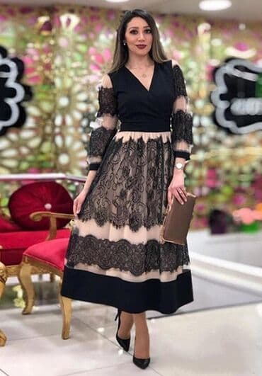 платье с пайетками большого размера: M — 4