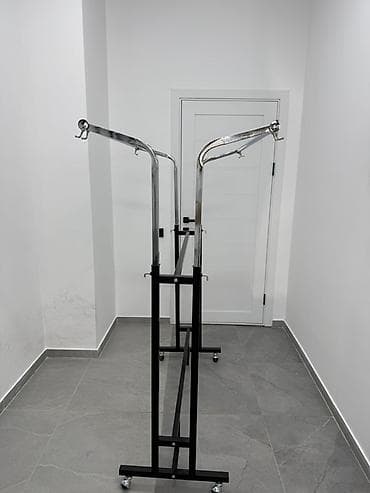 колесо для платья: Кронштейн Для одежды, Материал: Металл, На колесах — 3