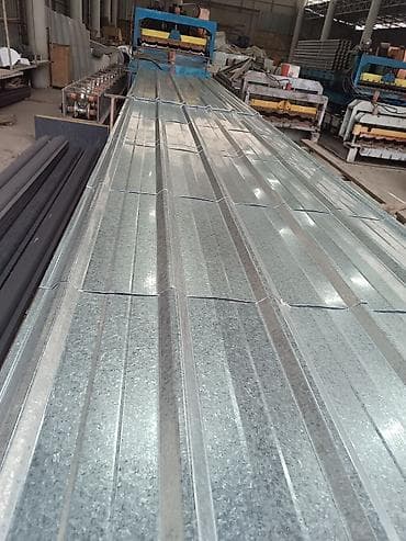 ацетиленовый: Профнастил оцинкованный (кровельный/стеновой профиль) - Материал — 2