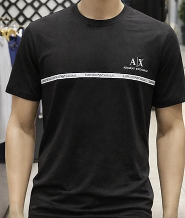 топорик: Эркектердин футболкасы, S, M, L, Armani, Жаңы, Акылуу жеткирүү — 3