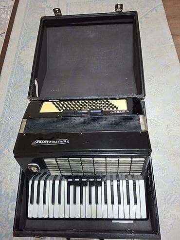Музыкалык аспаптар: Аккордеон Weltmeister Stella, черный корпус. Характеристики: - — 5