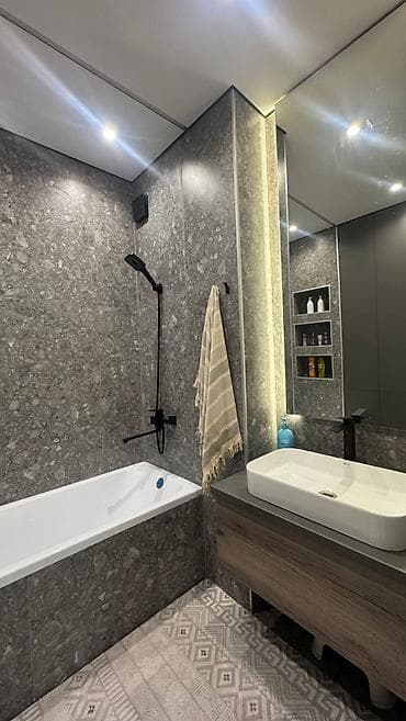 алматинка: 1 комната, 66 м², 9 этаж, Дизайнерский ремонт — 9