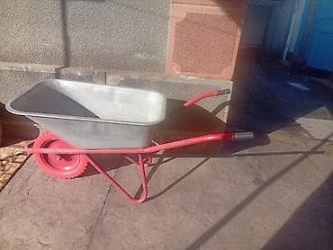 Дом и сад: Садово-строительная тачка и тележка, Стальная, Одноколесная — 1