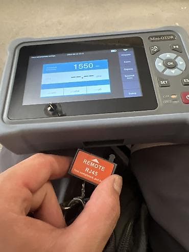 сетевой: Mini-OTDR — портативный прибор для тестирования оптоволоконных и — 2
