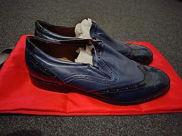 Мокасины и лоферы: Италия! 💯 % Оригинал!!! Мужские кожаные туфли лоферы в стиле брогов — 4