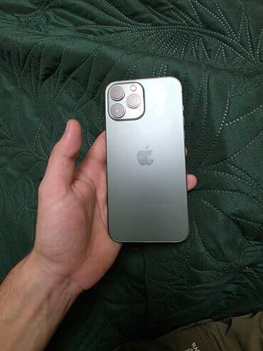 IPhone 13 Pro Max, Б/у, 256 ГБ, Alpine Green, Кабель, Коробка, 78 %