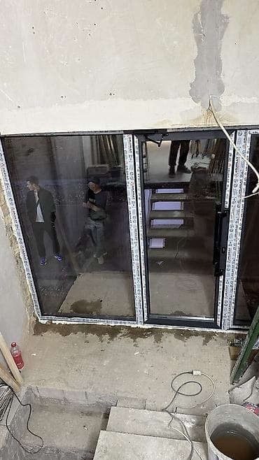 подьезд: Двери для домов и квартир, Металлическая, Двухстворчатая, Другая страна производитель, C терморазрывом, цвет - Серый — 4