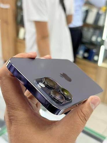 iphone 22: IPhone 14 Pro Max, Б/у, 128 ГБ, Deep Purple, Защитное стекло, Чехол, 84 % — 7