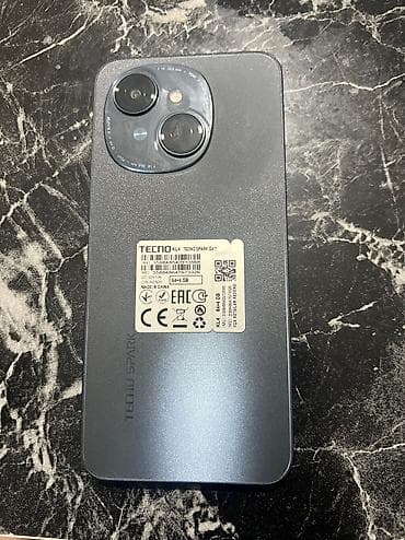 audio technica: Tecno Spark Go, Б/у, 64 ГБ, цвет - Черный — 3