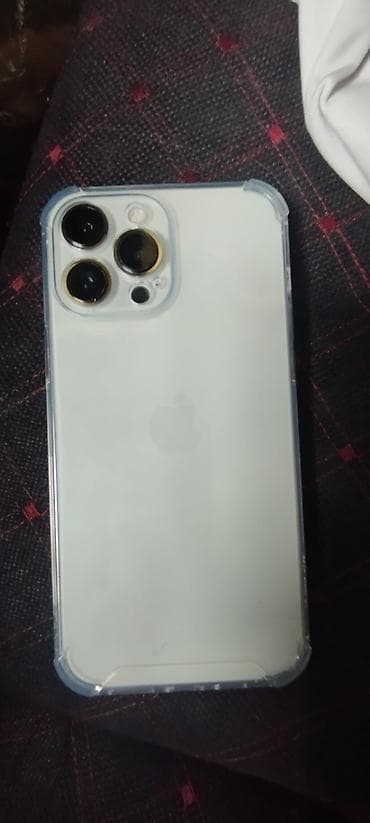 б у телефон айфон: IPhone 13 Pro Max, Б/у, 128 ГБ, Белый, Чехол, 80 % — 1