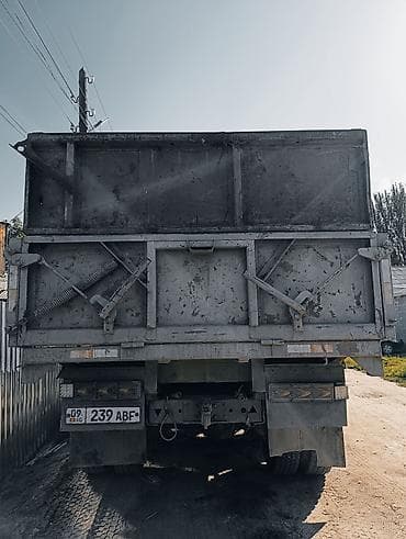 транс: Самосвал КАМАЗ 6x4 - Кузов-самосвал с высокими бортами, задняя — 5