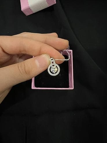 Серебряные серьги, Проба 925, Женские, Новый at lalafo.kg Серебряные серьги, Проба 925, Женские, Новый