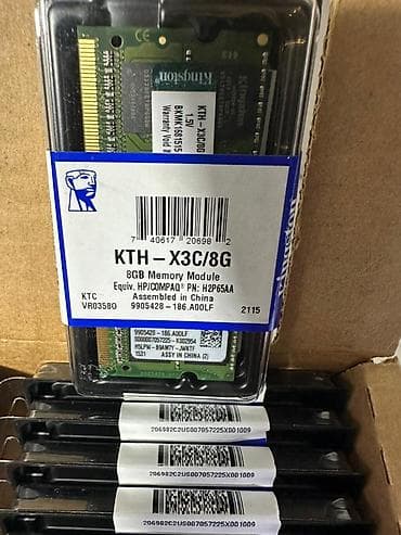 asus i3: Оперативная память, Новый, Kingston, 8 ГБ, DDR3, 1600 МГц, Для ноутбука — 1