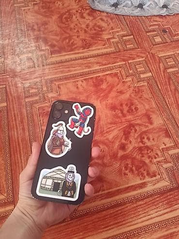 note 8: IPhone 12, Б/у, 64 ГБ, Черный, Чехол, 82 % — 2