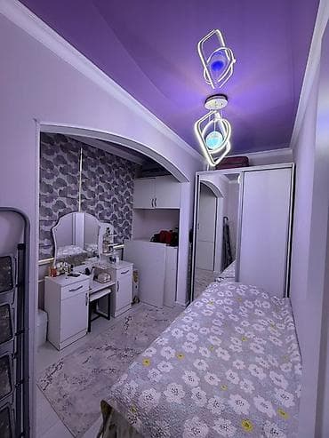 1 тонналык бочка: Зал үчүн гарнитур, Диван, Кездеме, түсү - Күрөң — 9