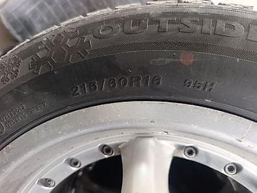 разболтовка 4 100: Колеса в сборе 215 / 60 / R 16, Зима, Б/у, Комплект, Литые, отверстий - 5 — 7