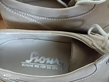 lining flex: Женские туфли из нубука, 2 пары (светлые оттенки беж/серо-беж). Пара — 8
