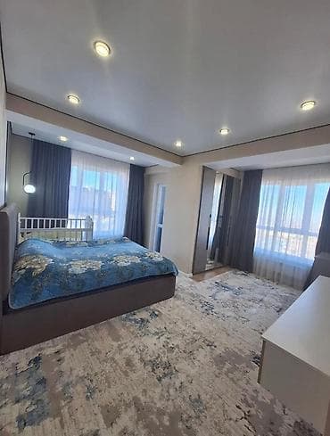 Недвижимость: 3 комнаты, 77 м², Ак-Орго ж/м Элитка, 6 этаж, Свежий ремонт — 1