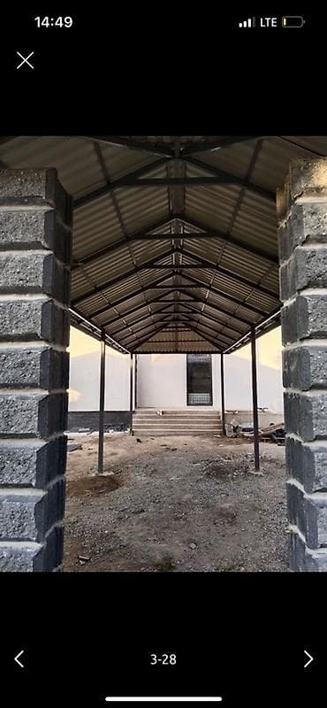 спальник на крышу: Навес, Арочный, Металл, Поликарбонат, Установка — 2