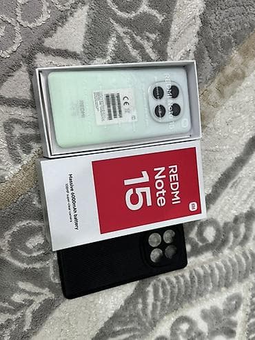 Redmi, Redmi Note 15, Б/у, 256 ГБ, цвет - Зеленый, 2 SIM