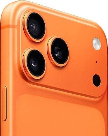 tab s2: Оранжевый смартфон с тройной камерой и плоскими гранями - Яркий — 6