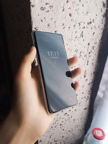 galaxy a 7: Samsung Galaxy S10 Plus, Б/у, 128 ГБ, цвет - Черный, 2 SIM, eSIM — 2